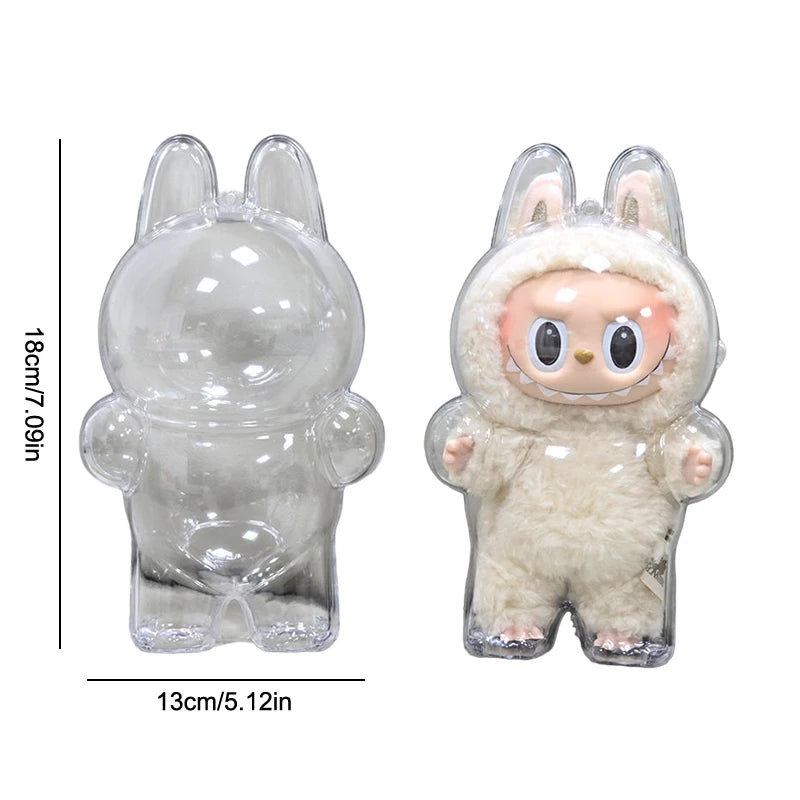 Labubu Plastic Case Backpack Charms