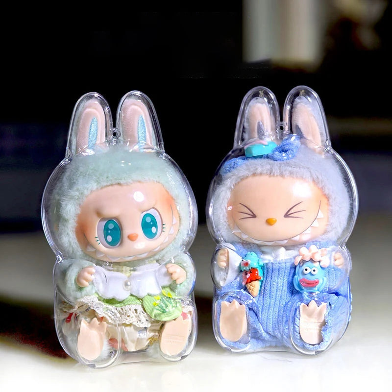 Labubu Plastic Case Backpack Charms