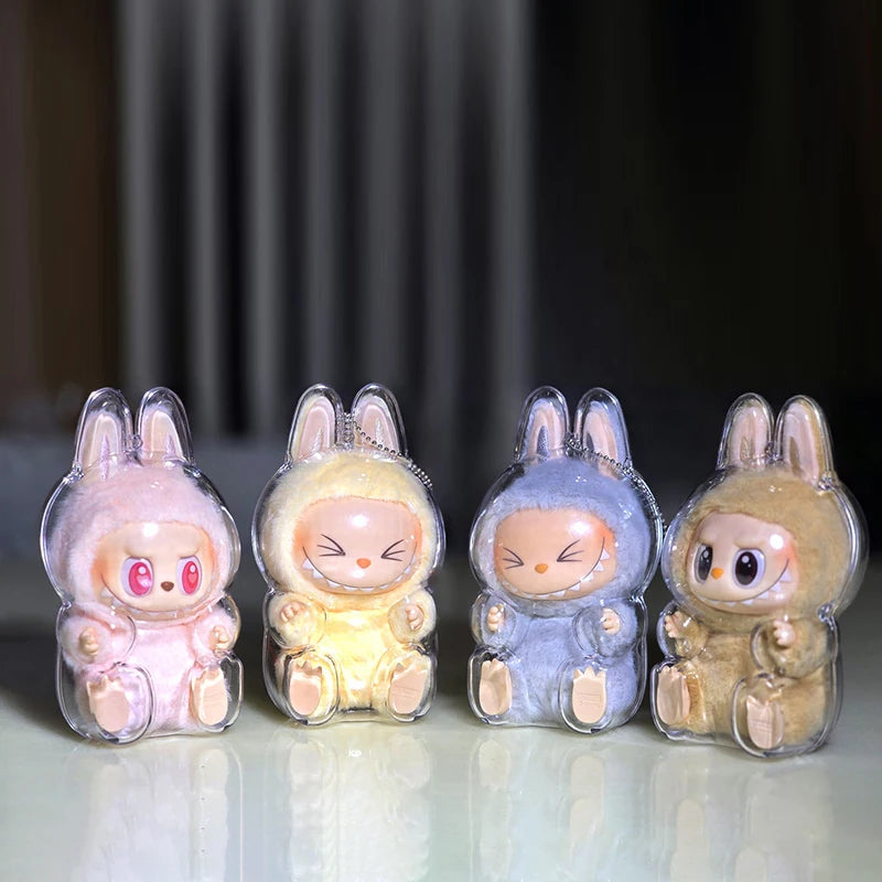 Labubu Plastic Case Backpack Charms