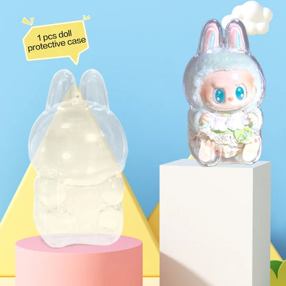 Labubu Plastic Case Backpack Charms